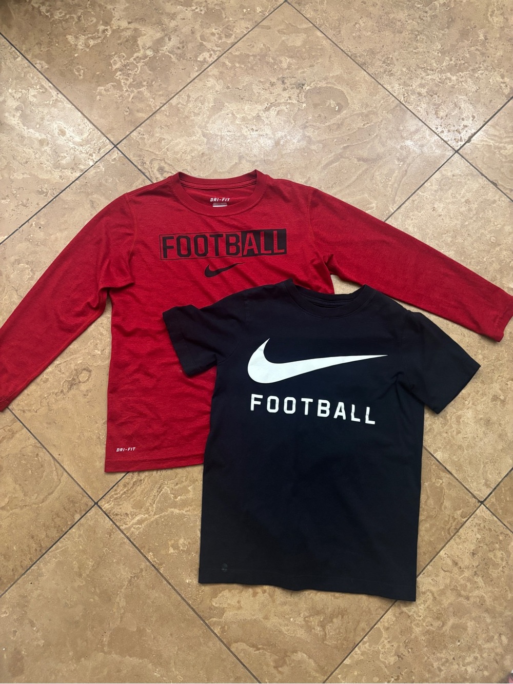 Nike Kids Football Shirt Set - Red & Black